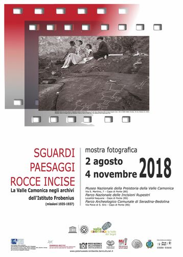 Plakat zur Fotoausstellung im Valcamonica 2018