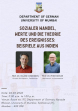 Vortrag an der University of Mumbai